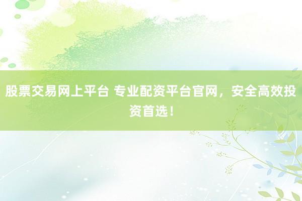 股票交易网上平台 专业配资平台官网，安全高效投资首选！